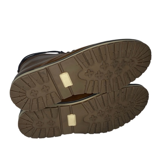 Sonoma Findlay Leather Fleece Ankle Boots (Size:13, Color:Tan/Grey/Black/Brown) - Picture 4 of 6